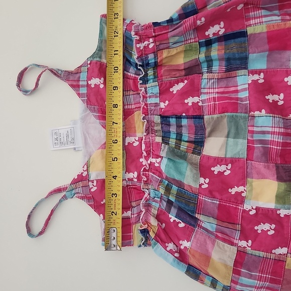 Disney Disneyland Pink Patchwork Summer Dress Medium - Picture 9 of 10